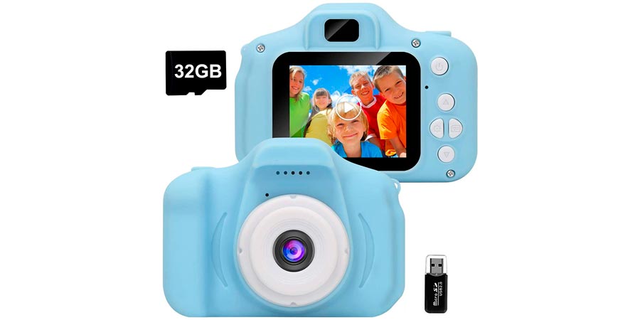 cámara de fotos para niños entre 3 a 8 años GlobalCrown
